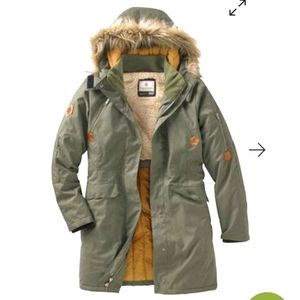 Legendary Whitetails Womens Anchorage Parka, waterproof (army green)